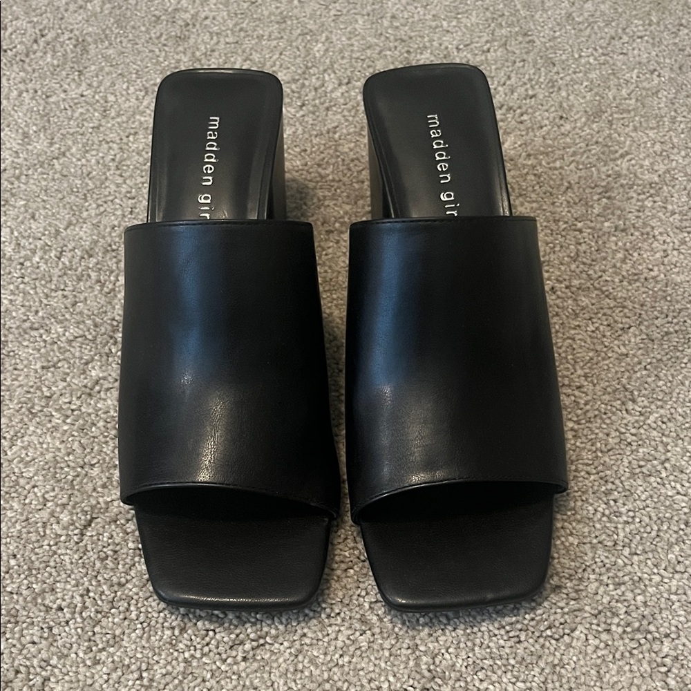 Madden Girl Taz Slides Heels Sandals